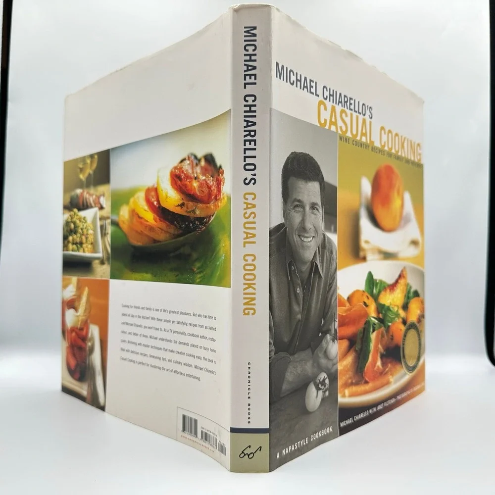 Michael‎ Chiarello Casual Cooking 2002 Hardcover Chronicle Books Wine Country DJ